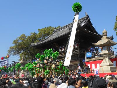 2013年灘祭り　楼門前